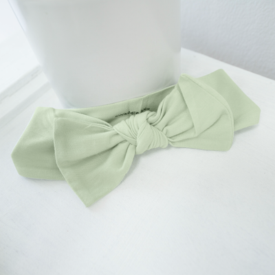Baby Bows - Sage Green