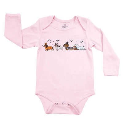 Dachshund Halloween Baby Onesie SwaddleAn