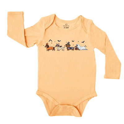 Dachshund Halloween Baby Onesie SwaddleAn
