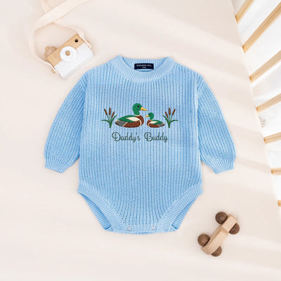 Daddy's Buddy Mallard Duck Baby Romper