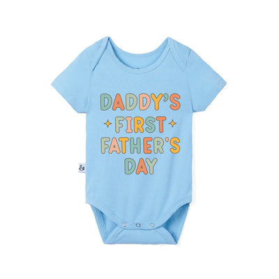 Daddy's First Father's Day Baby Onesie