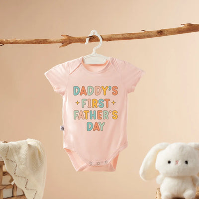Daddy's First Father's Day Baby Onesie