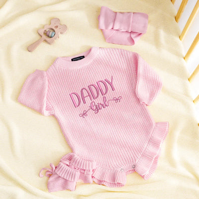 Daddy's Girl Baby Knit Romper