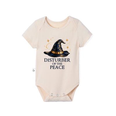 Disturber of the peace Halloween Baby Bamboo Onesie