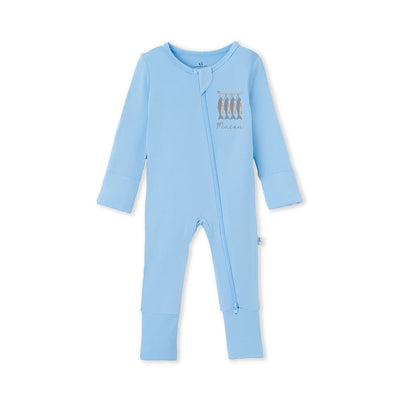 Embroidered Fishing Baby Pajamas