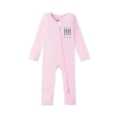 Embroidered Fishing Baby Pajamas