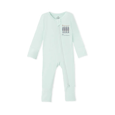 Embroidered Fishing Baby Pajamas