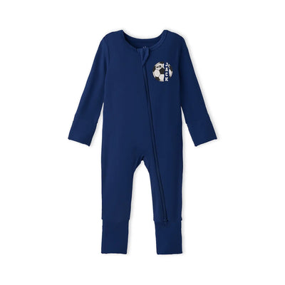 Embroidered Name Soccer Baby Pajamas