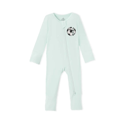 Embroidered Name Soccer Baby Pajamas