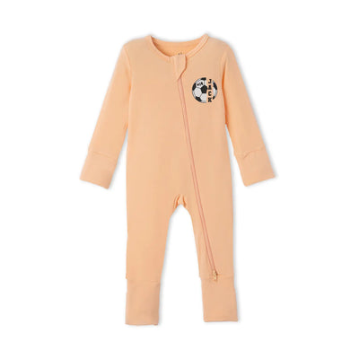 Embroidered Name Soccer Baby Pajamas
