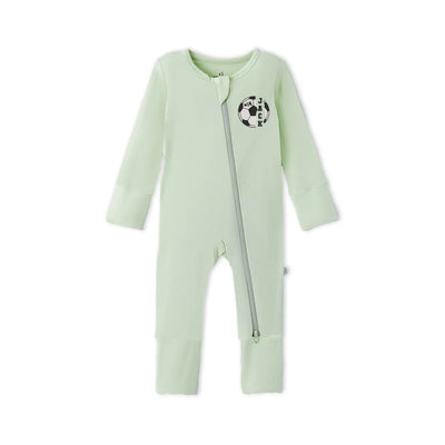 Embroidered Name Soccer Baby Pajamas