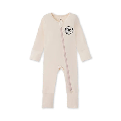 Embroidered Name Soccer Baby Pajamas