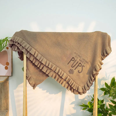 Going Home to Meet Puppy Baby Blanket is more than just a cozy wrap; it’s a beautiful announcement and a celebration of your growing family, designed to make that first meeting absolutely perfect.