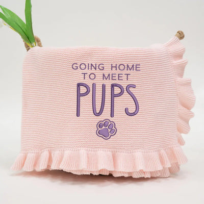 Going Home to Meet Puppy Baby Blanket is more than just a cozy wrap; it’s a beautiful announcement and a celebration of your growing family, designed to make that first meeting absolutely perfect.