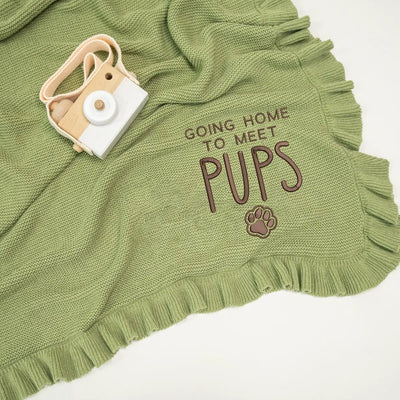 Going Home to Meet Puppy Baby Blanket is more than just a cozy wrap; it’s a beautiful announcement and a celebration of your growing family, designed to make that first meeting absolutely perfect.