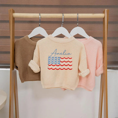 Personalized 4th of July Name Sweater