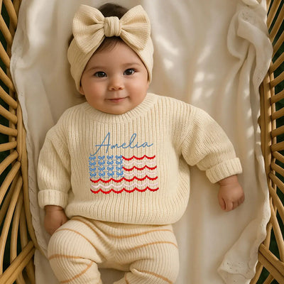 Personalized 4th of July Name Sweater