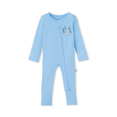 Embroidered Golf Monogram Baby Pajamas