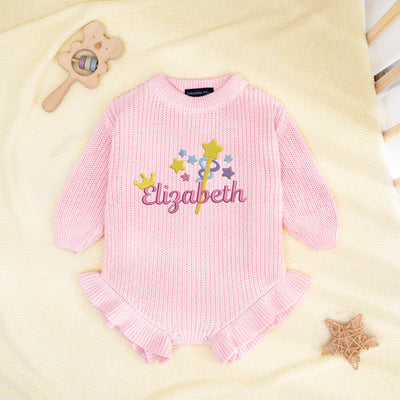First Birthday Custom Embroidered Baby Romper