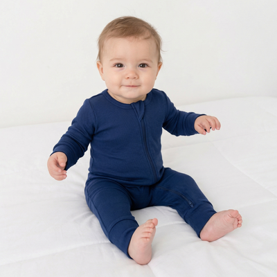 Blue Depths Convertible Footie Pajamas