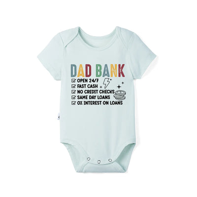 Funny Dad Bank Baby Onesie