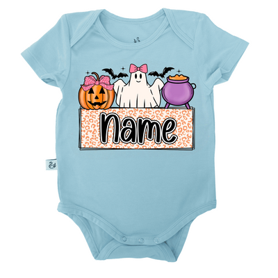 Personalized Halloween Girl Ghost Bodysuit