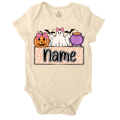 Personalized Halloween Girl Ghost Bodysuit