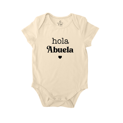 Hola Abuela Baby Onesie