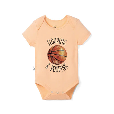 Basketball Baby Bodysuit 'Hooping & Pooping'