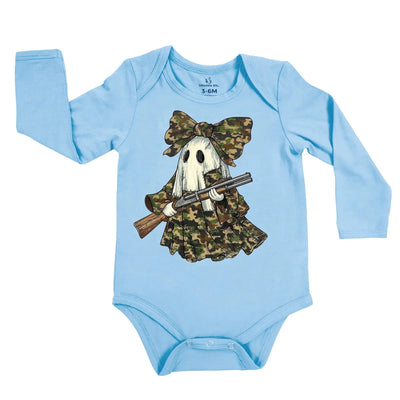 Hunting Ghost Baby Onesie SwaddleAn