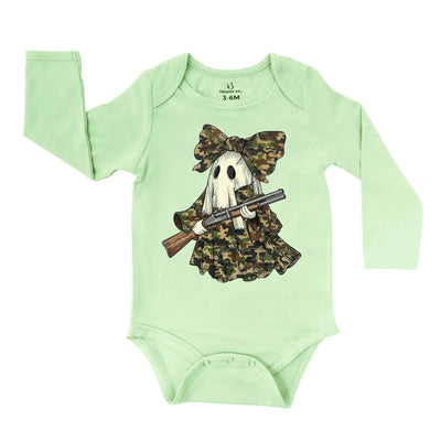 Hunting Ghost Baby Onesie SwaddleAn