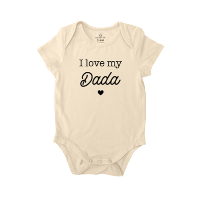I Love My Dada Baby Onesie – Bamboo Bodysuit