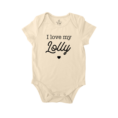I Love My Lolly Baby Onesie – Bamboo Bodysuit