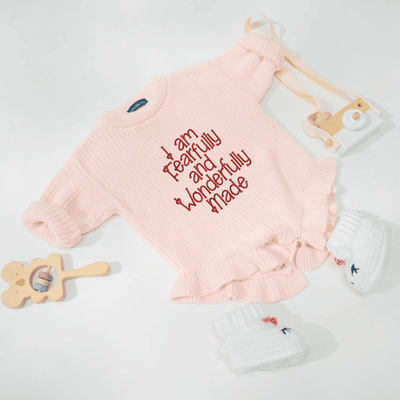 'I am Fearfully And Wonderfully Made' Baby Romper - SwaddleAn