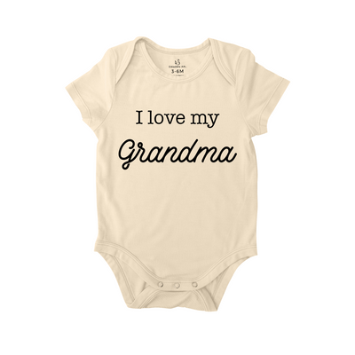 I love my Grandma Baby Onesie - Bamboo Onesie