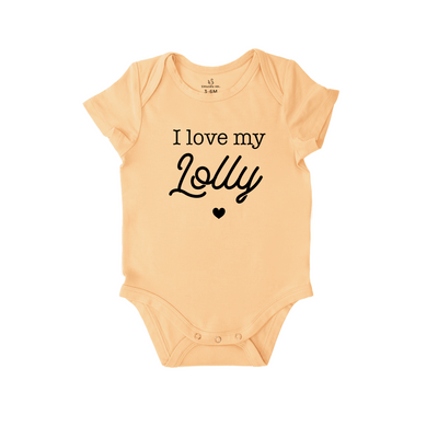 'I Love My Lolly' Bamboo Baby Bodysuit | Ultra-Soft Onesie Gift