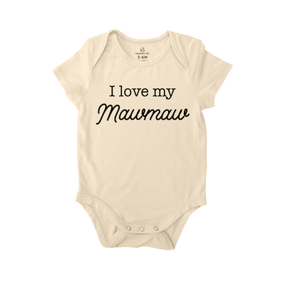 I love my Mawmaw Baby Onesie, Mawmaw Baby Bodysuits