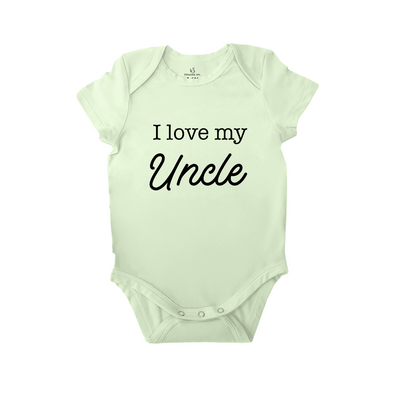 Uncle Onesie - I Love My Uncle Bamboo Bodysuit