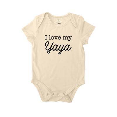 I love my Yaya Baby Onesie, Yaya Baby Bodysuits