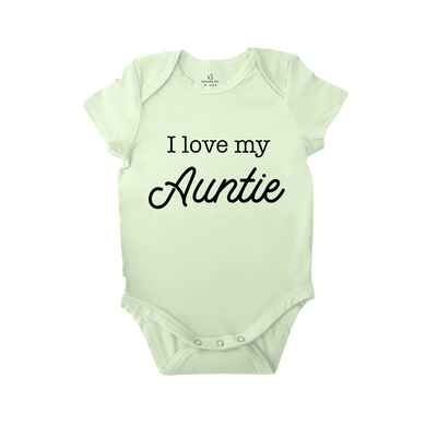 Auntie Onesie - I Love My Auntie Bamboo Bodysuit