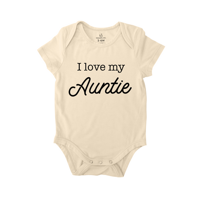 I Love My Auntie Onesie – Bamboo Bodysuit