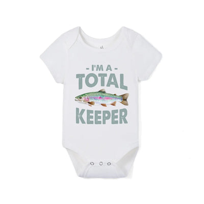 I'm A Total Keeper Baby Onesie