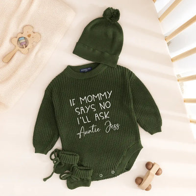 If Mommy Says No I'll Ask Baby Romper