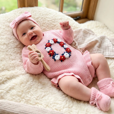4th of july baby rompers
