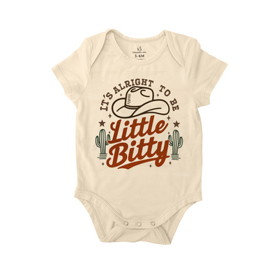 'Little Bitty' Country Bodysuit for Your Newest Fan SwaddleAn