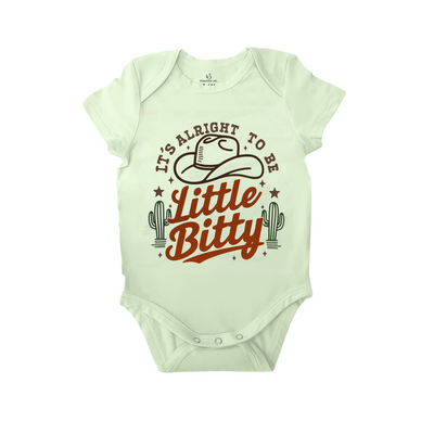 'Little Bitty' Country Bodysuit for Your Newest Fan SwaddleAn
