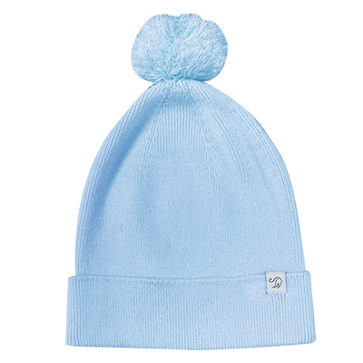 Knit Baby Beanie in Baby Blue