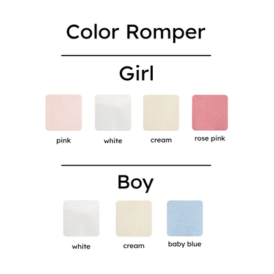 Knit Baby Romper Color
