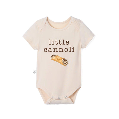 Little Cannoli Italian Baby Bamboo Onesie