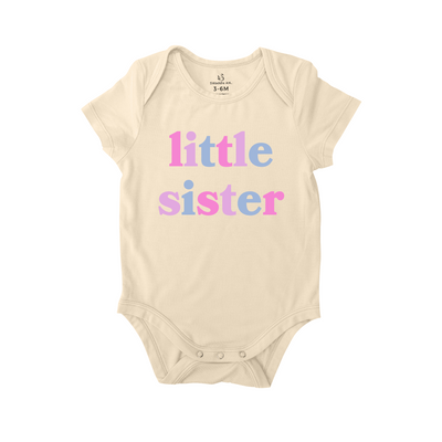 Little Sister Onesie – Bamboo Bodysuit
